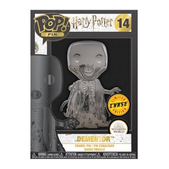 Funko Pop! Enamel Pin Harry Potter Dementor Wizard Death Eater Voldemort Shiny - Picture 1 of 3